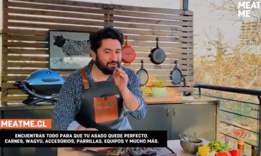 Celsor Campos nos enseña a preparar una Entraña Americana con Chimichurri