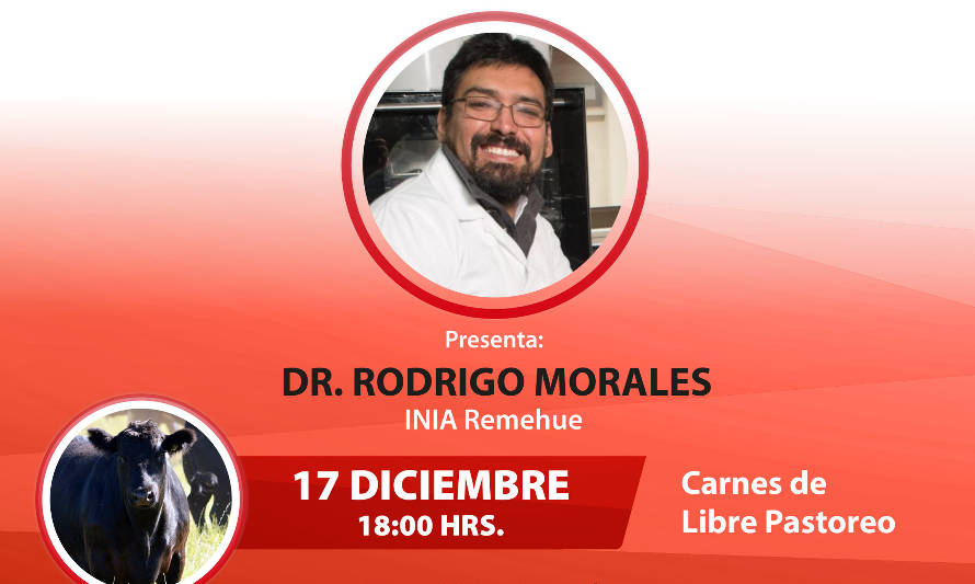 Este jueves webinar de carnes de libre pastoreo