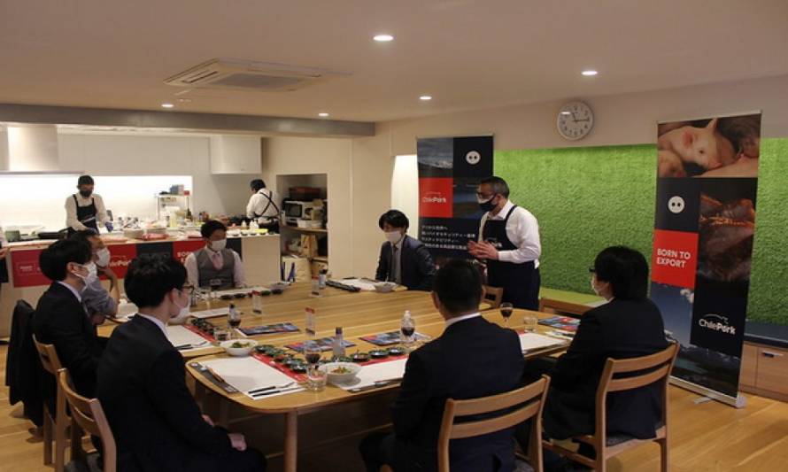 Chilepork realizó encuentros con medios de prensa, importadores y distribuidores en Japón