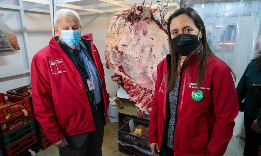 Ministra Undurraga fiscalizó junto al SAG venta de carnes previo a Fiestas Patrias 