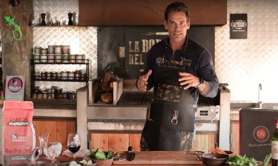 Cristián de la Fuente nos sorprende con una malaya rellena con salsa de camarones 