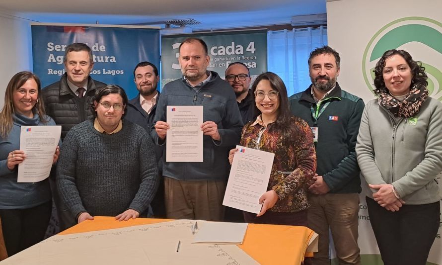 Minagri Los Lagos y Fegosa firman convenio para mejorar comercialización de la pequeña ganadería