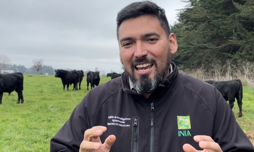 Rodrigo Morales, investigador de INIA Remehue, coordinador nacional de Ganadería. Créditos: INIA.