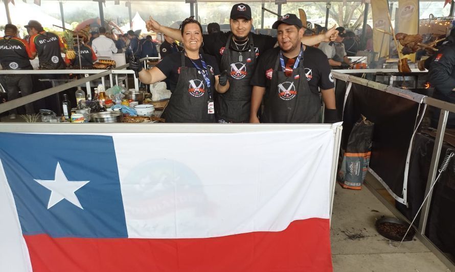 Equipo chileno logra segundo lugar en Torneo Panamericano de Asadores